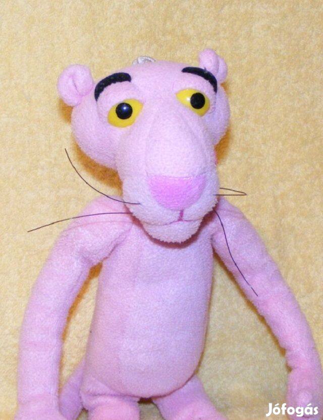 Rózsaszín párduc plüss figura
