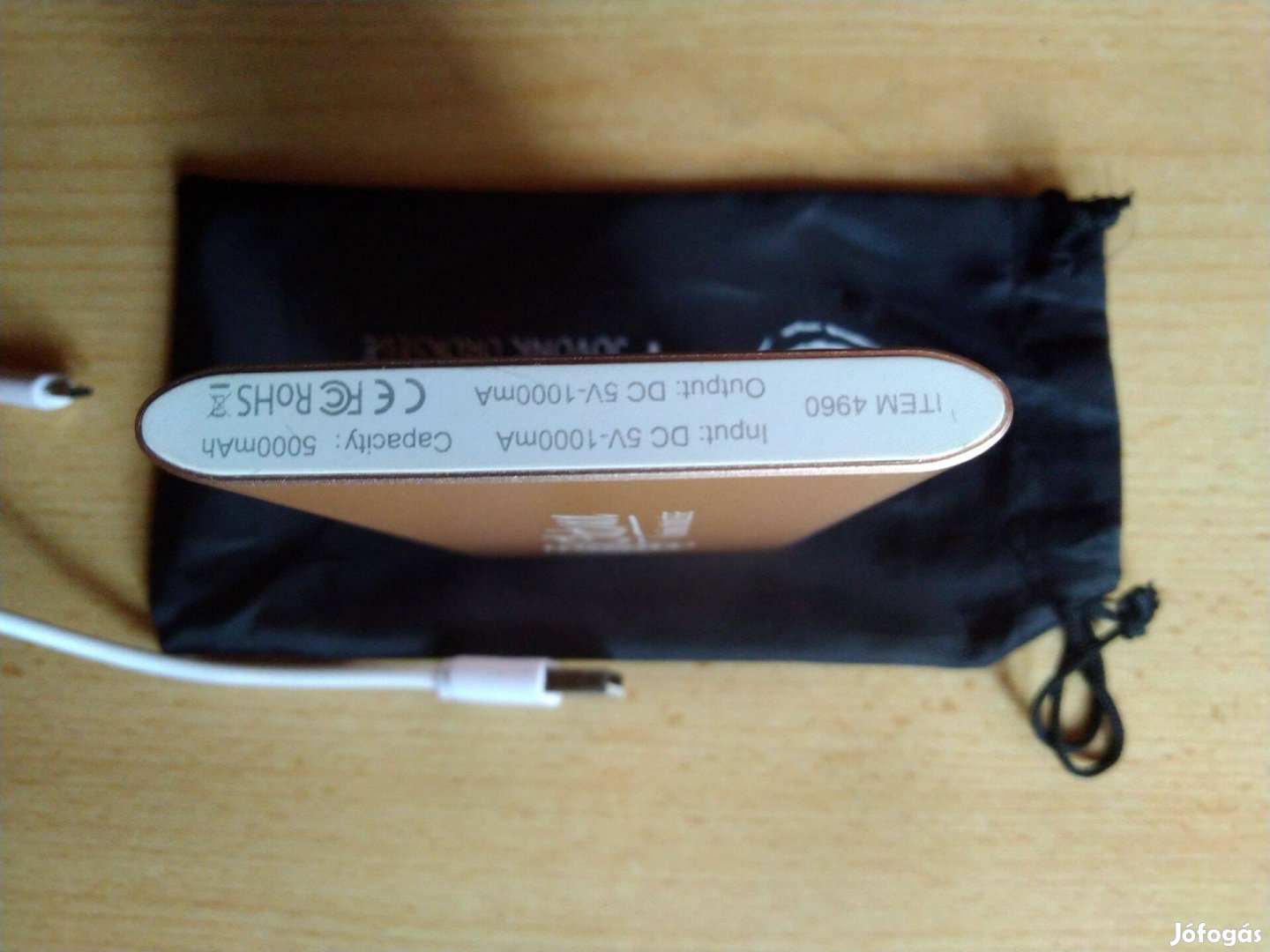 Rózsaszínű Powerbank
