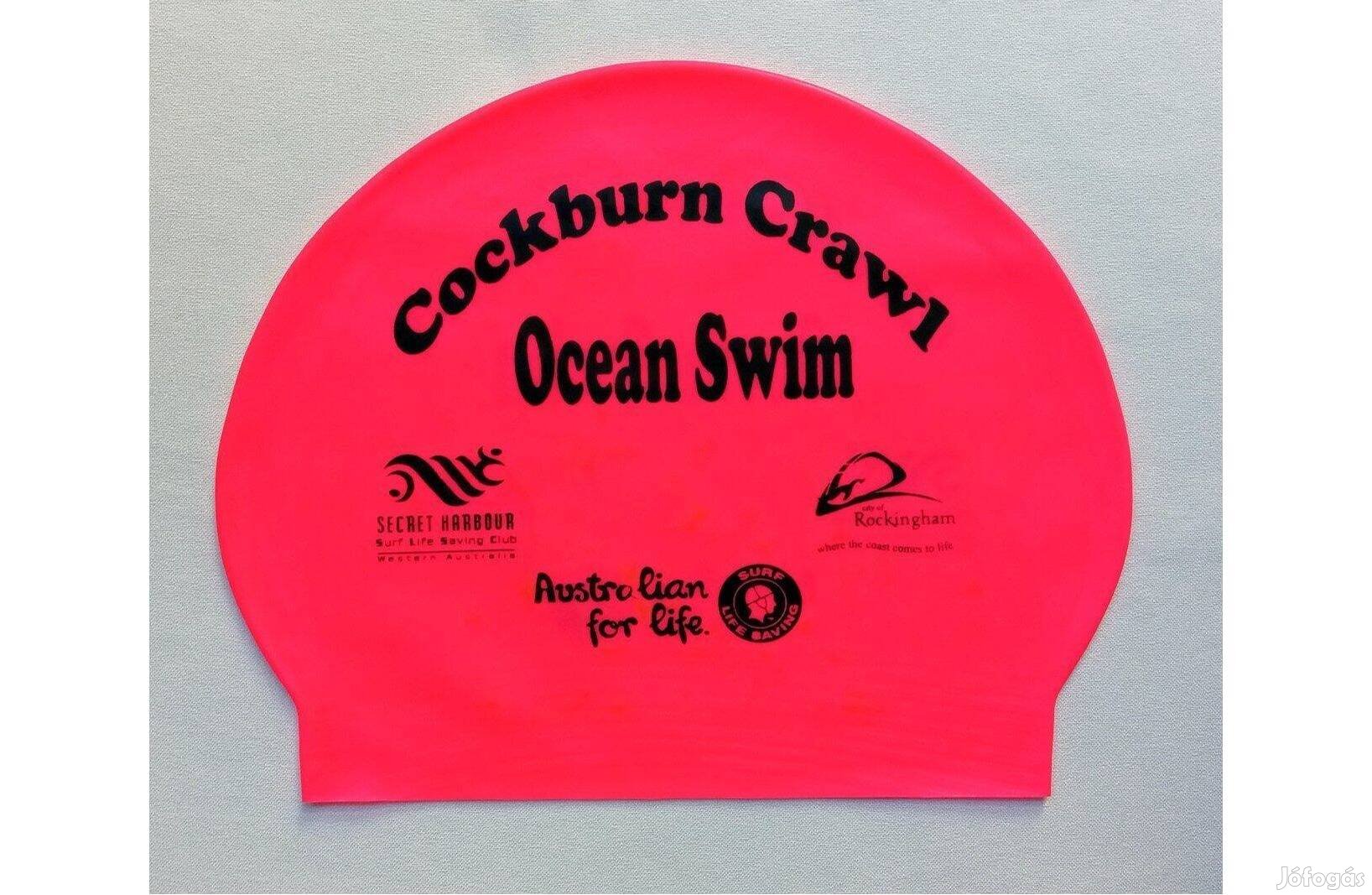 Rózsaszínű úszósapka * Cockburn Crawi Ocean Swim * 1300 Ft