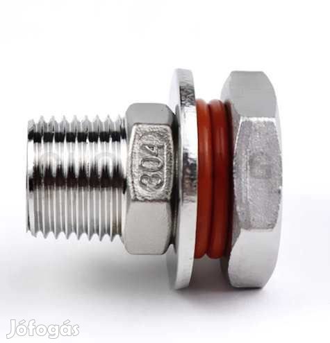 Rozsdamentes Acél Átvezető 38-os 4374