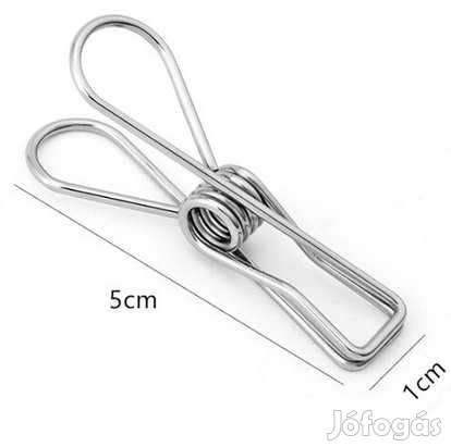 Rozsdamentes Acél Csipesz 5x1cm  (3107)