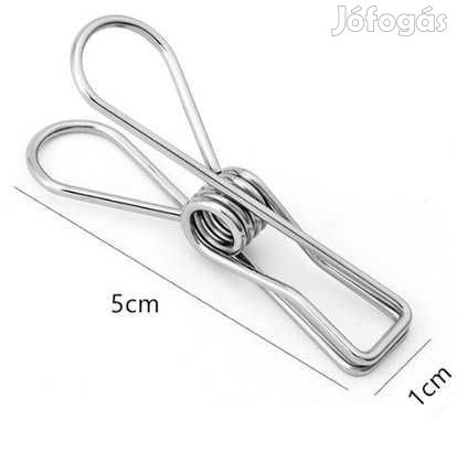 Rozsdamentes Acél Csipesz 5x1cm  (3107)