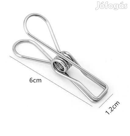 Rozsdamentes Acél Csipesz 6x1,2cm  (2856)