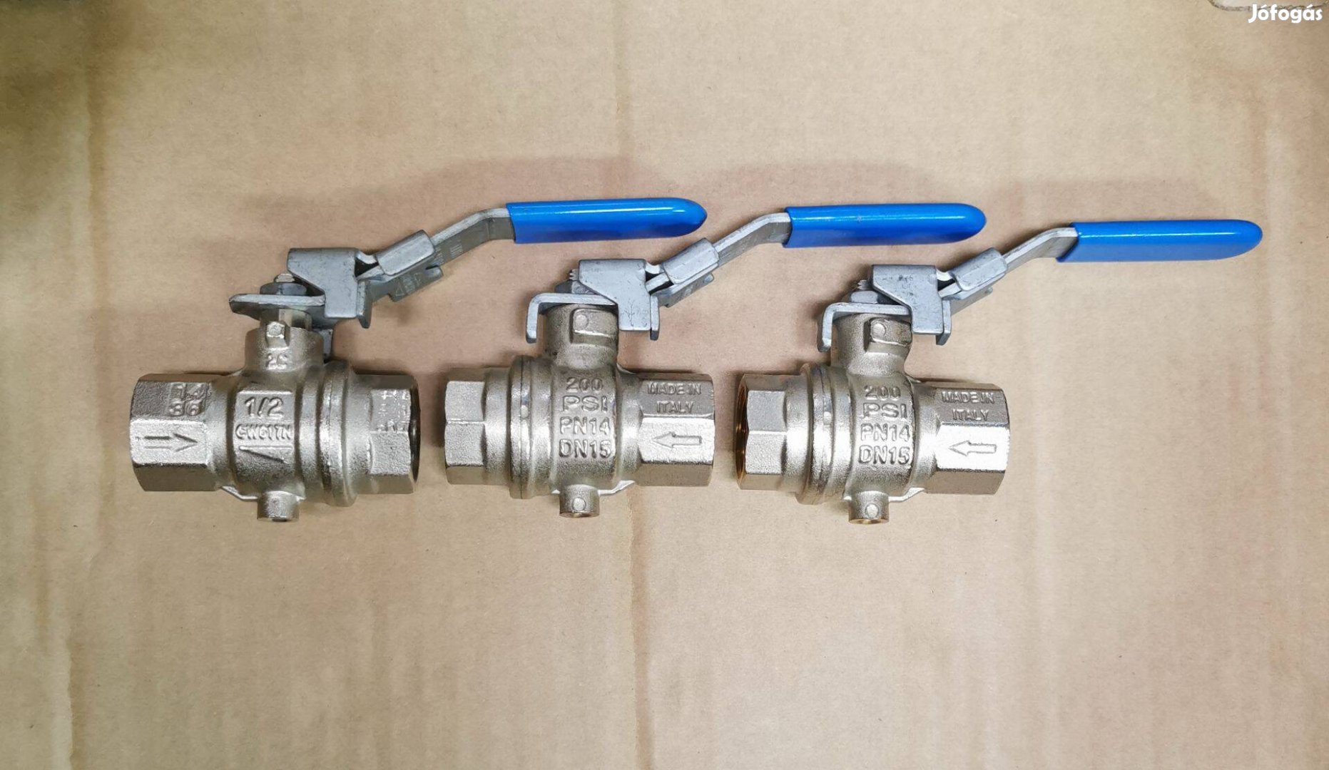 Rozsdamentes Acél Golyóscsap 12-os új