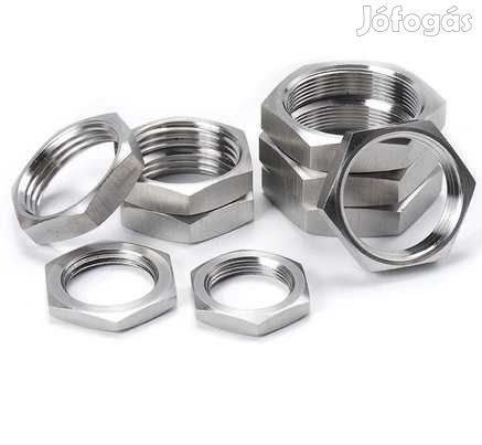 Rozsdamentes Acél HatlapfejŰ Anya 3/8"-os SS304  (5826)