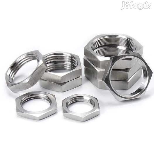 Rozsdamentes Acél HatlapfejŰ Anya Csavar BSP 1/4"-os   (4381)