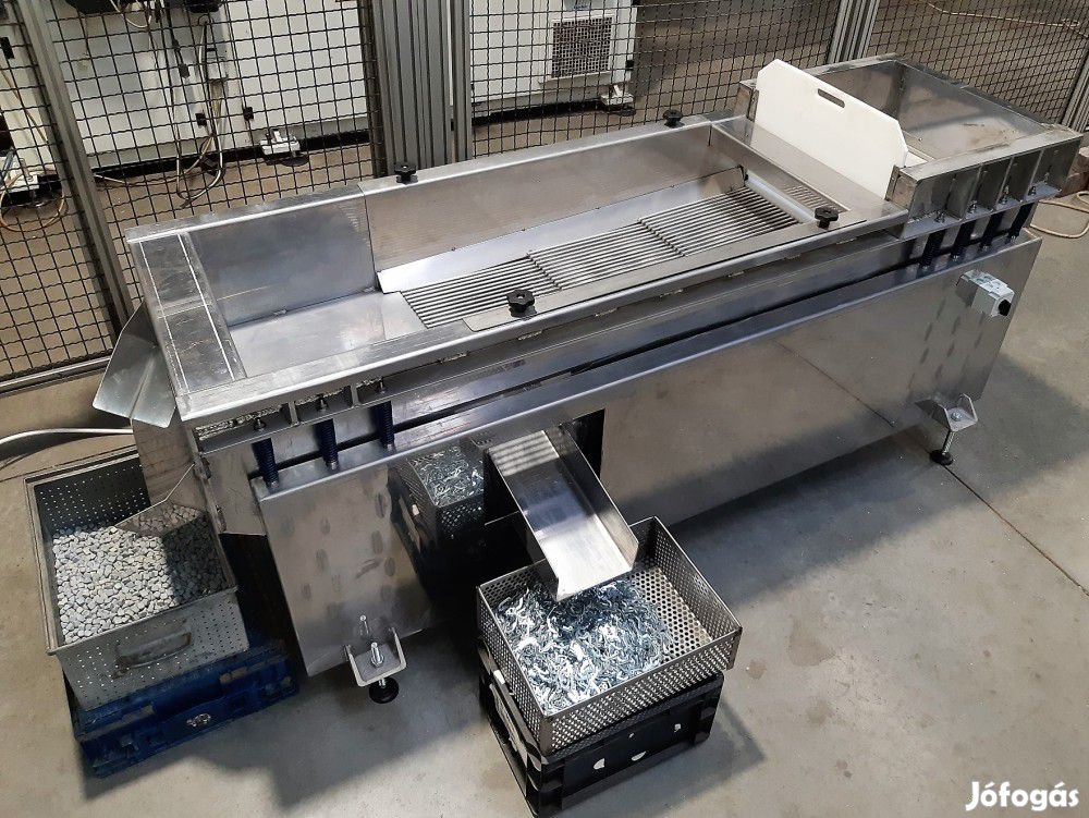 Rozsdamentes  rezgőadagoló szortírozó Metaltech Mathronax 600 VX