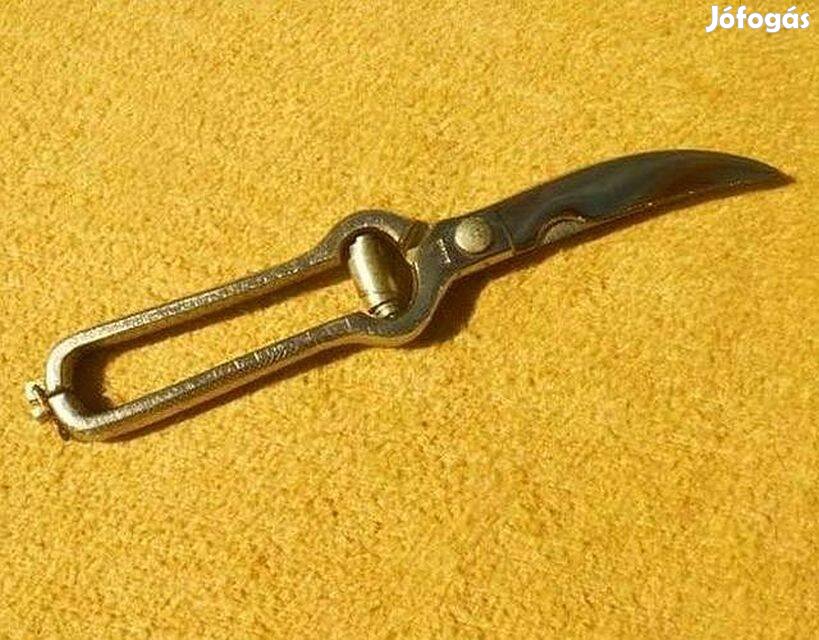 Rozsdamentes acél konyhai olló. Hús és csontvágó