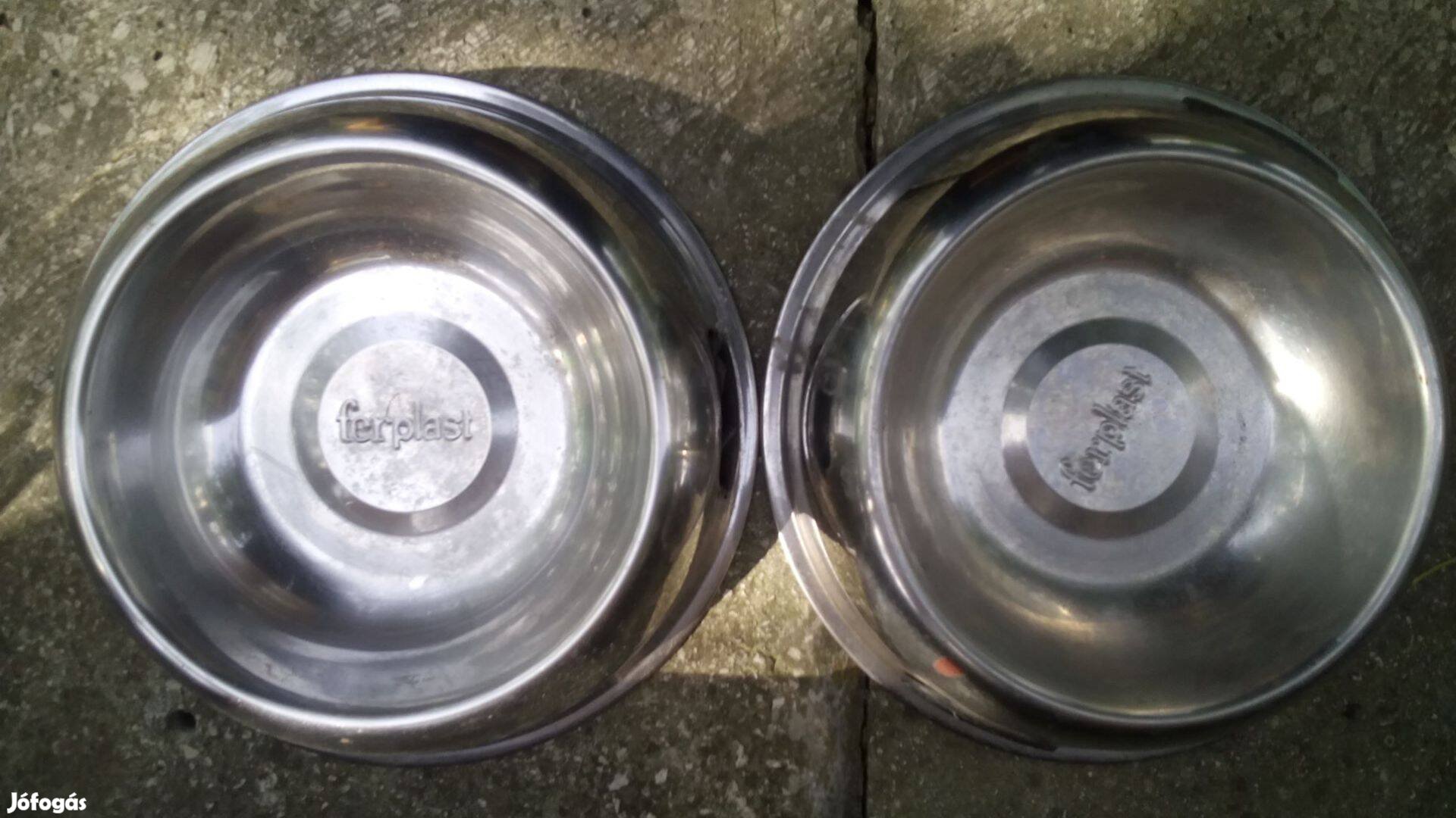 Rozsdamentes acél kutyatál eladó