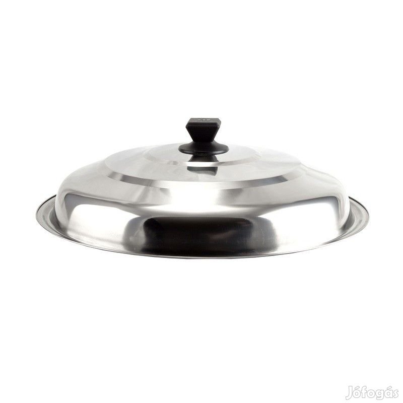 Rozsdamentes bográcsfedő kúpos fedő 35cm