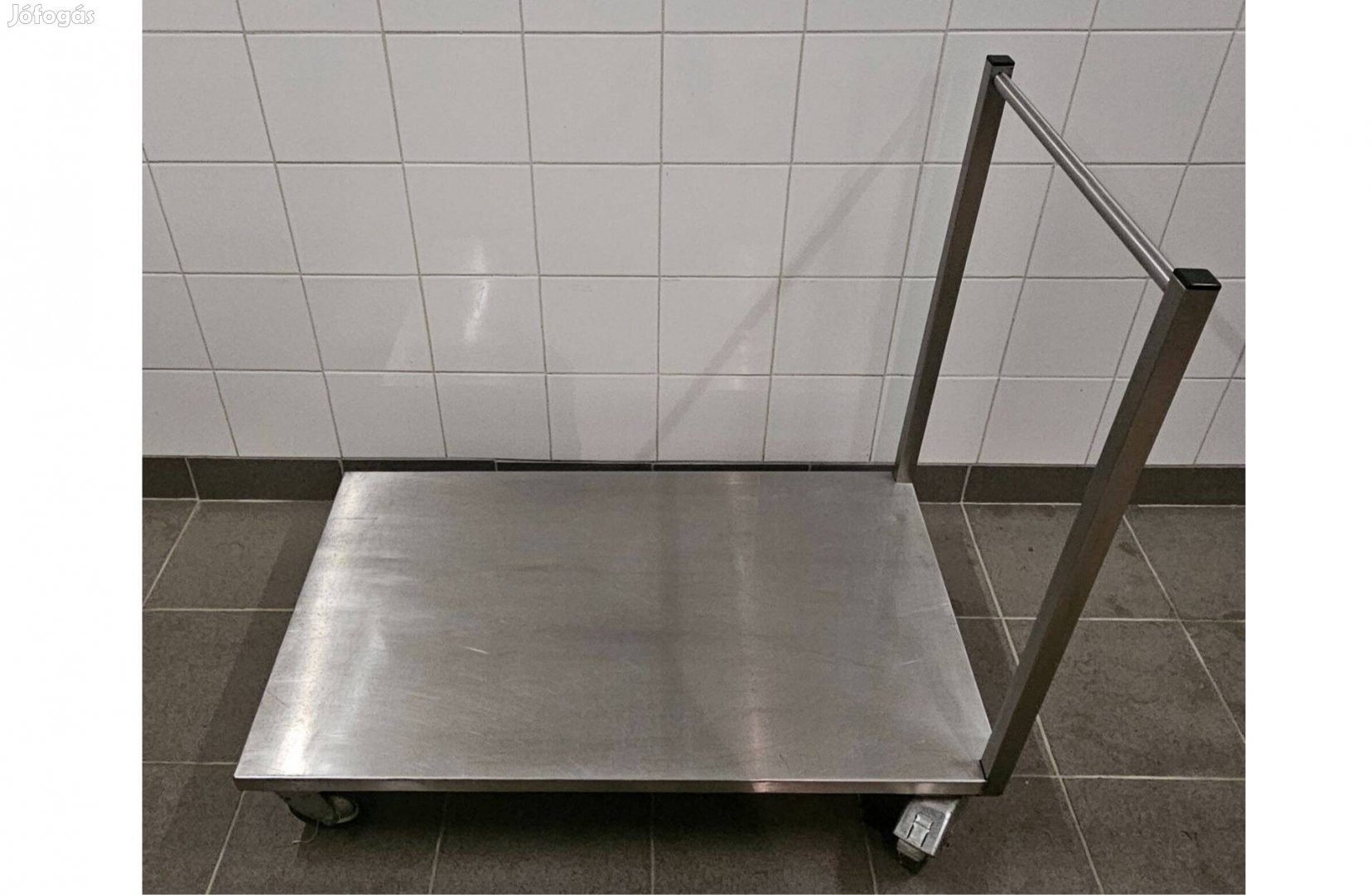 Rozsdamentes kivitelű áruszállító kocsi Emax