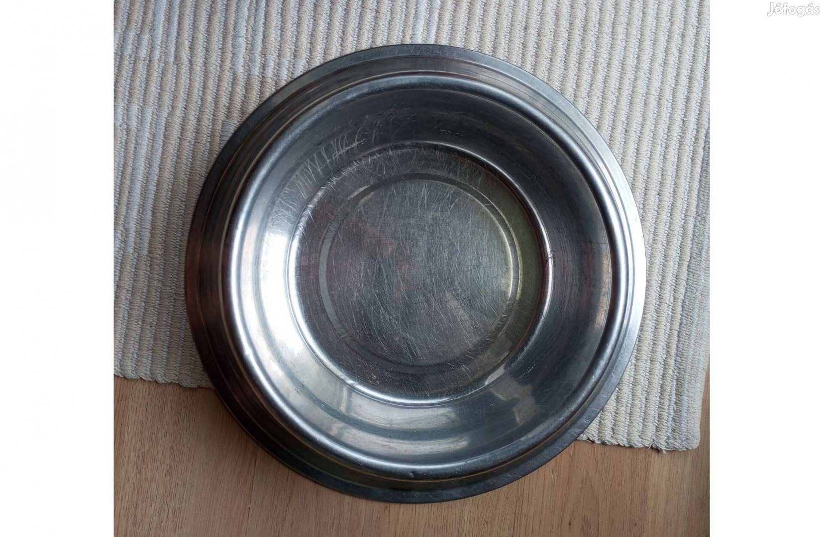 Rozsdamentes kutya etetőitatótál