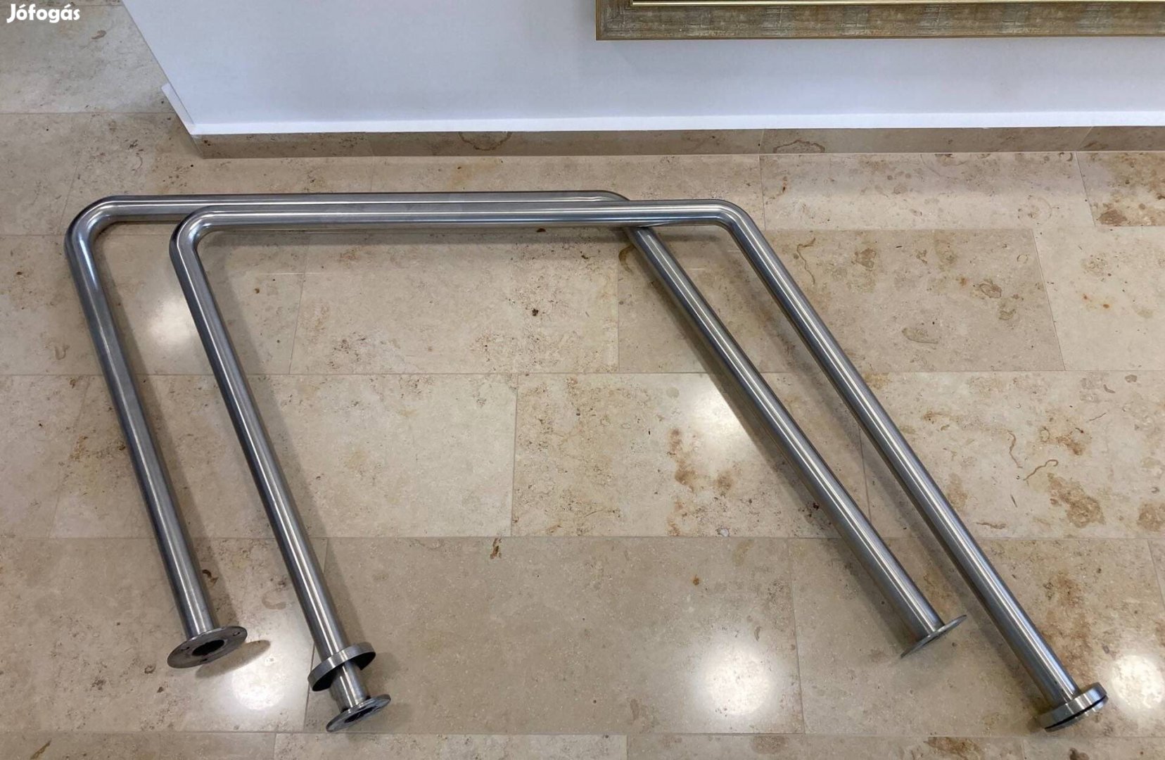 Rozsdamentes lépcsőkorlát, inox korlát - 110 cm / 2 darab