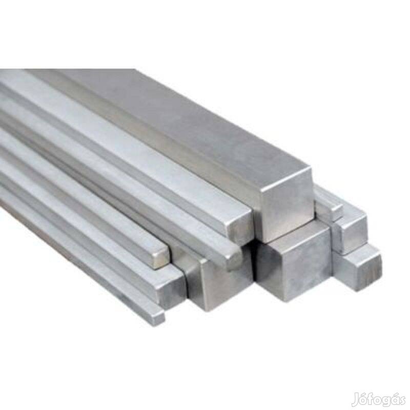Rozsdamentes négyzetacél húzott 55 mm, eladó.Számlával. új.