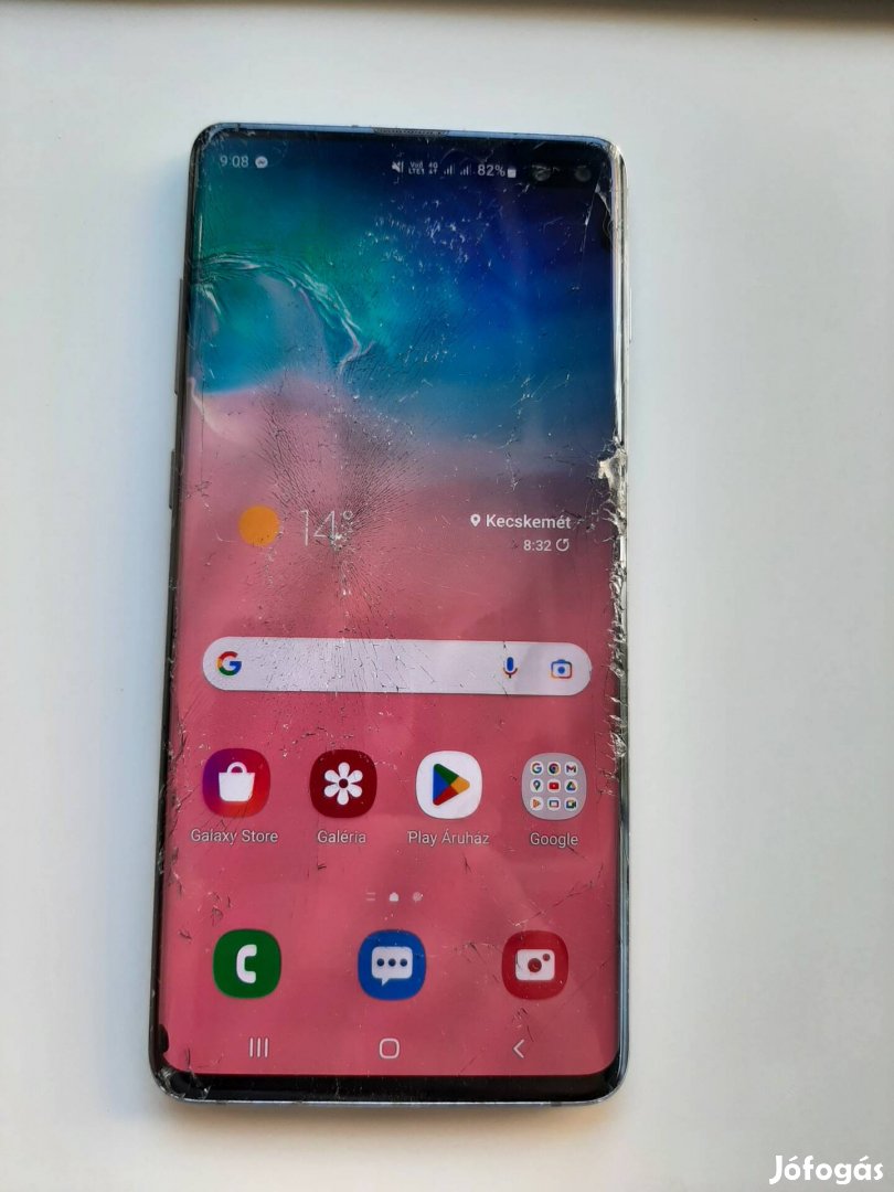 Rrepedezett Elől-Hátul Samsung Galaxy s10+ dual sim 