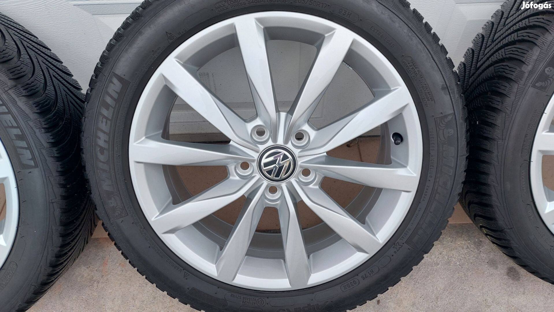 Rrr Gyári, 17" VW Golf VII. Highline /Dyjon/ alufelni Téli gumikkal