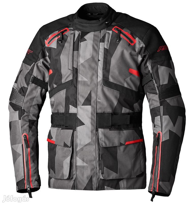 Rst endurance ce textil dzseki - Álcaruha/szürke/piros