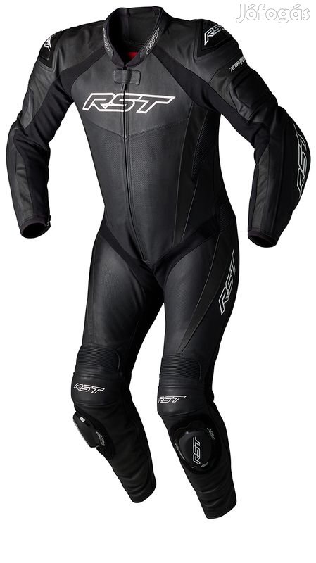 Rst tractech evo 5 bőr motoros ruha - fekete/fekete/fekete