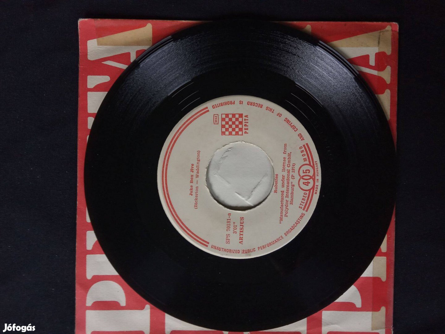 Rubettes Juke Box Jive kislemez