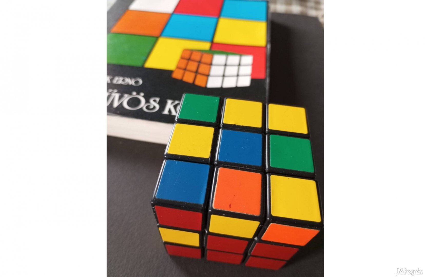 Rubik Ernő Bűvös kocka könyvvel Eredeti jó állapotúak