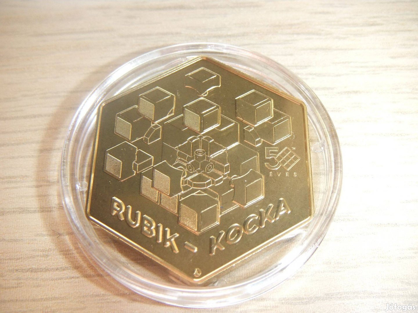 Rubik Kocka 2024 Emlékérem Zárt Kapszulában