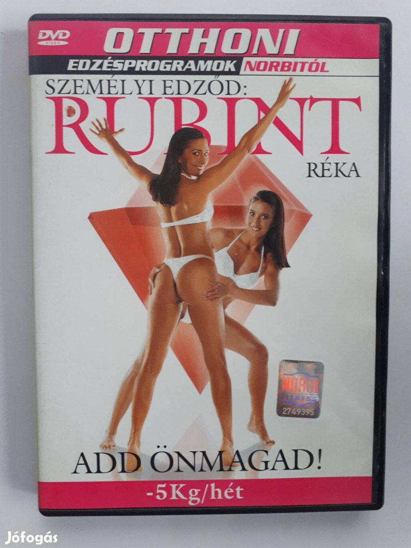 Rubint Réka: Add önmagad! fitnesz DVD (posta 510 Ft)