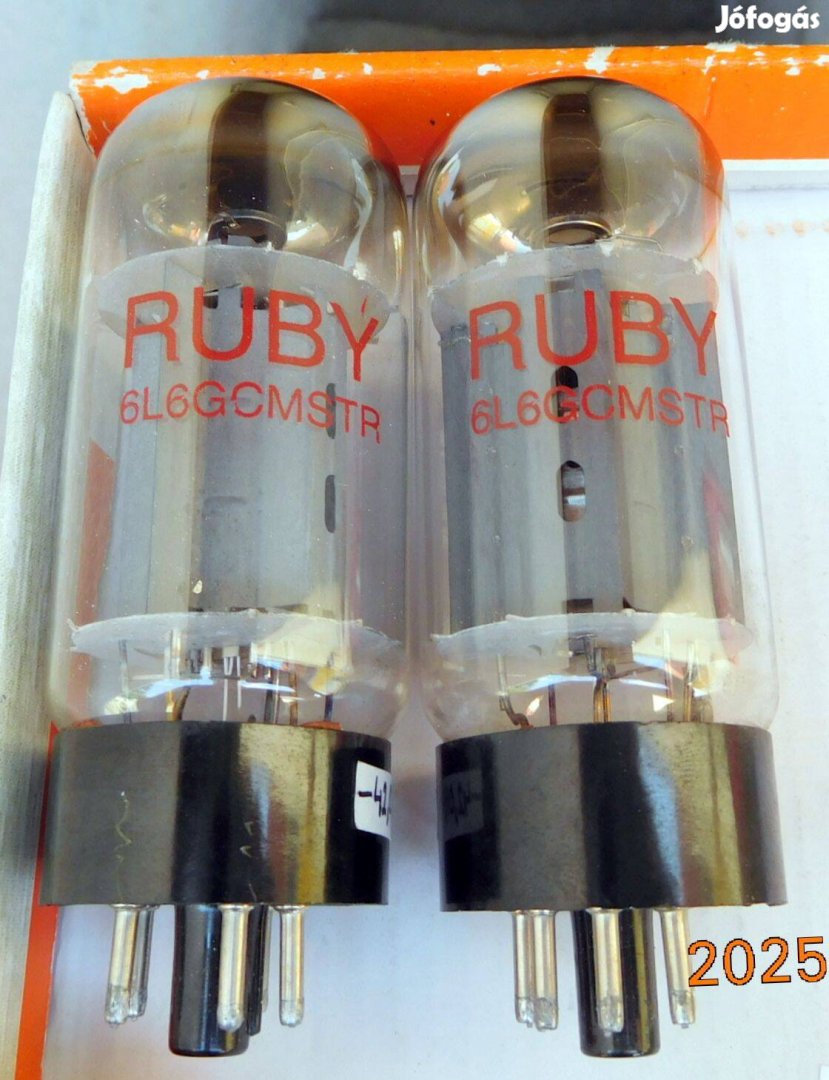 Ruby 6L6GC használt végcsőpár eladó