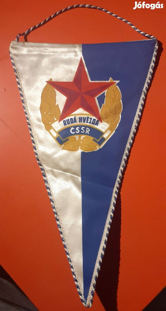 Rudá Hvézda volt csehszlovák focicsapat zászló