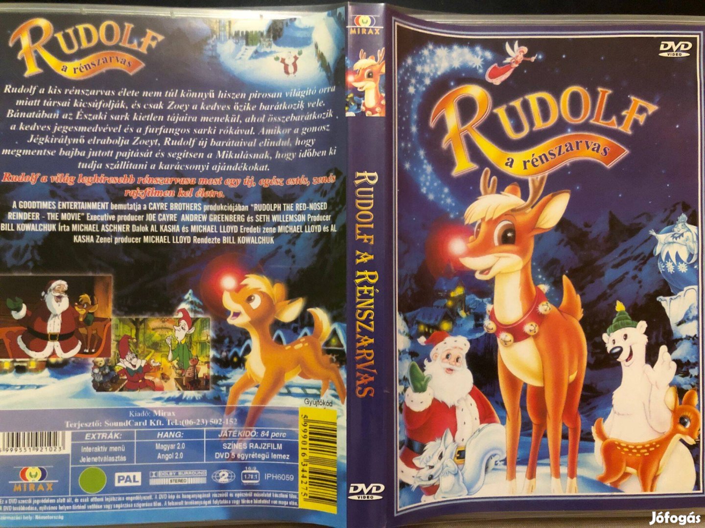 Rudolf, a rénszarvas DVD