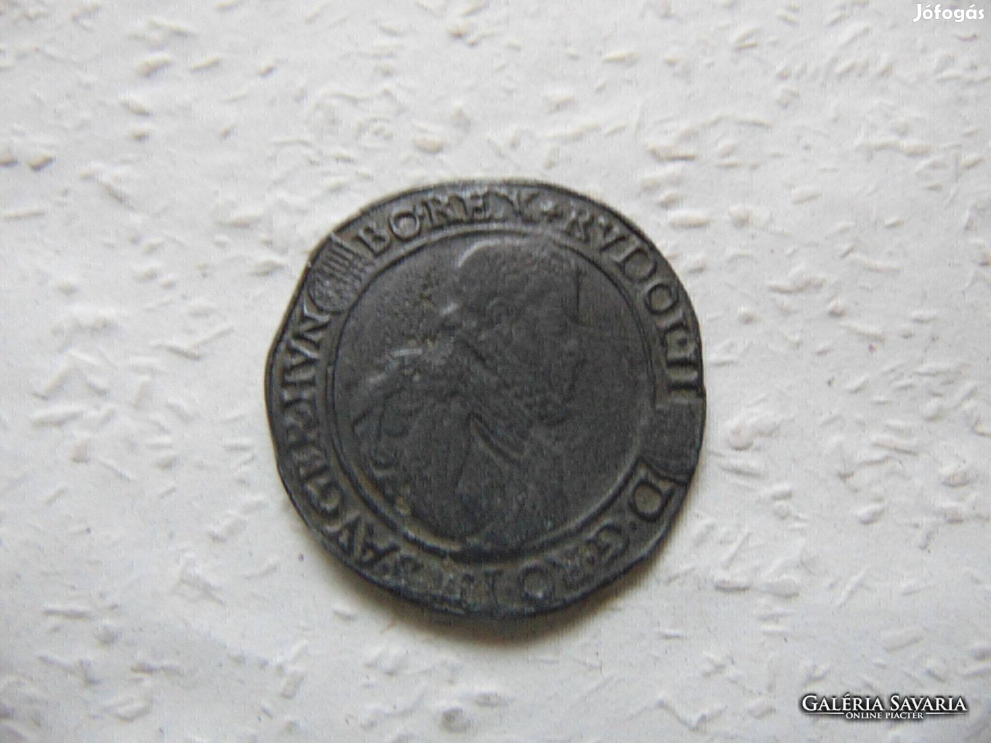 Rudolf tallér 1583 Korabeli Hamisítvány ! Súly 33.42 gramm