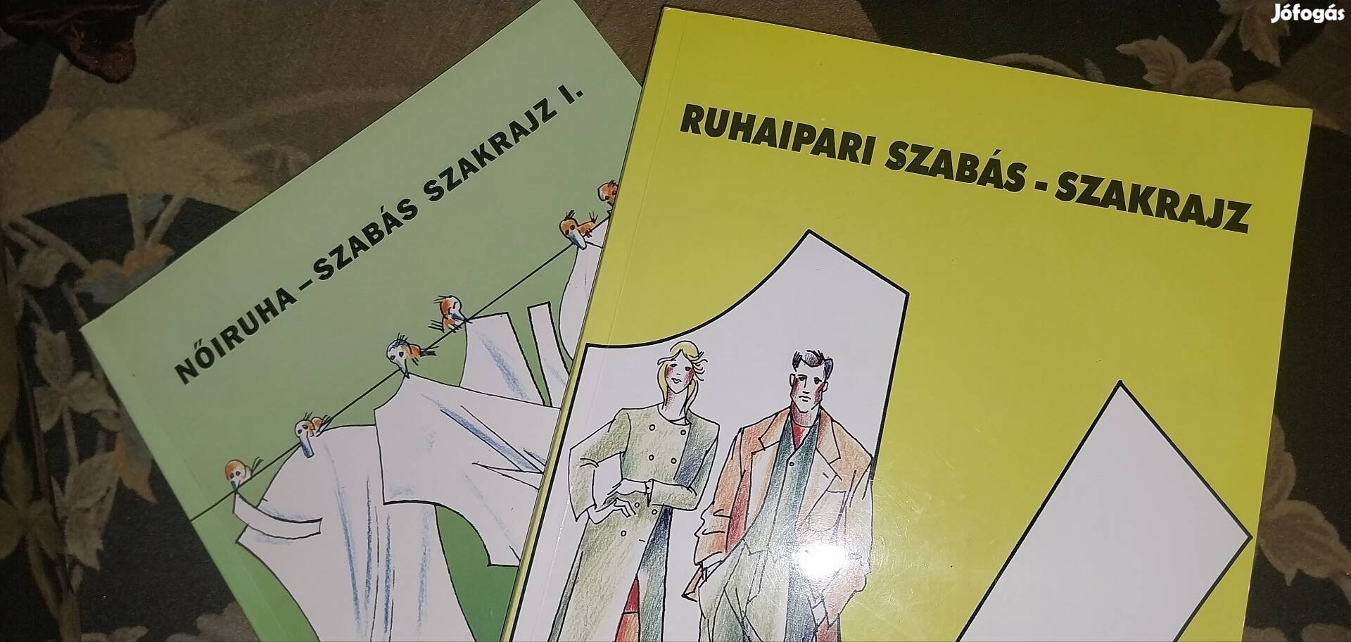 Ruhaipari szakrajz könyv, alig használt a 2db 2000ft +postai költség. 