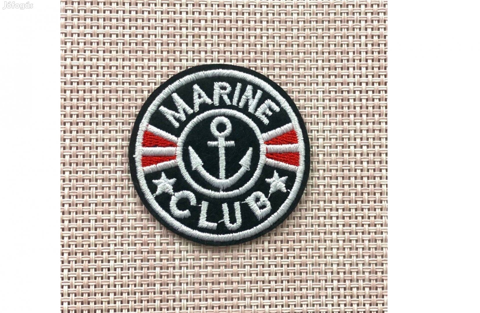 Ruhára vasalható Marine Club tengerész vitorlás folt rávasaló felvarró