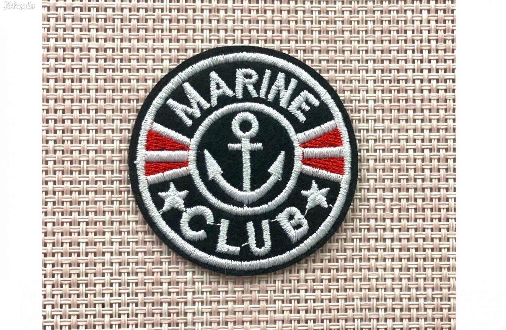 Ruhára vasalható Marine Club tengerész vitorlás folt rávasaló felvarró