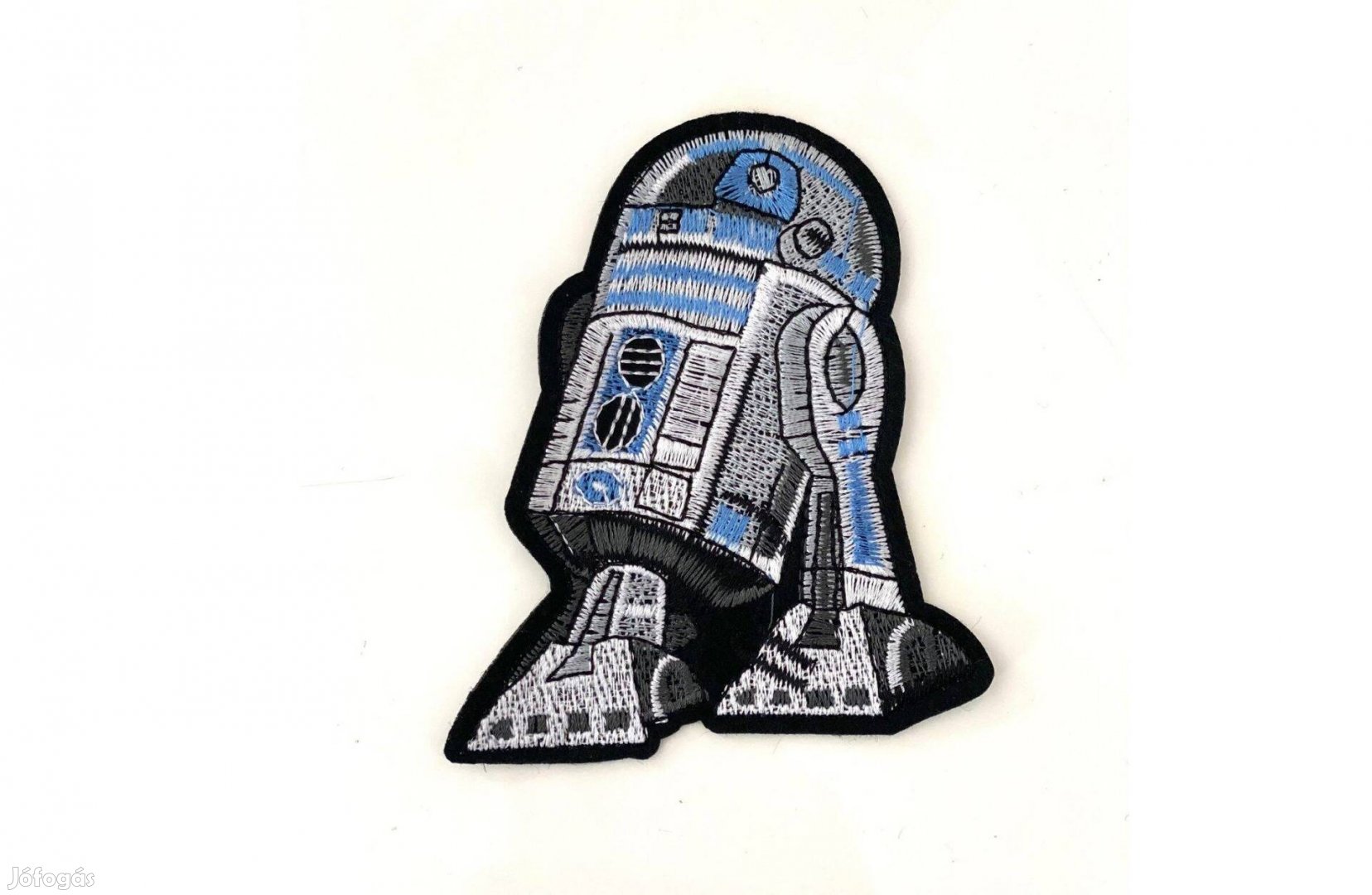 Ruhára vasalható folt rávasaló felvarró R2D2 10x8 cm