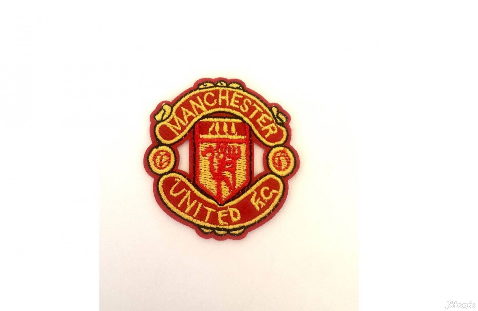 Ruhára vasalható folt rávasaló felvarró címer Manchester United 60mm