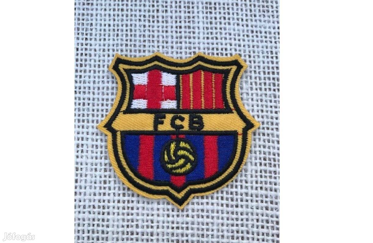 Ruhára vasalható folt rávasaló felvarró címer logo logó Barca Barcelon