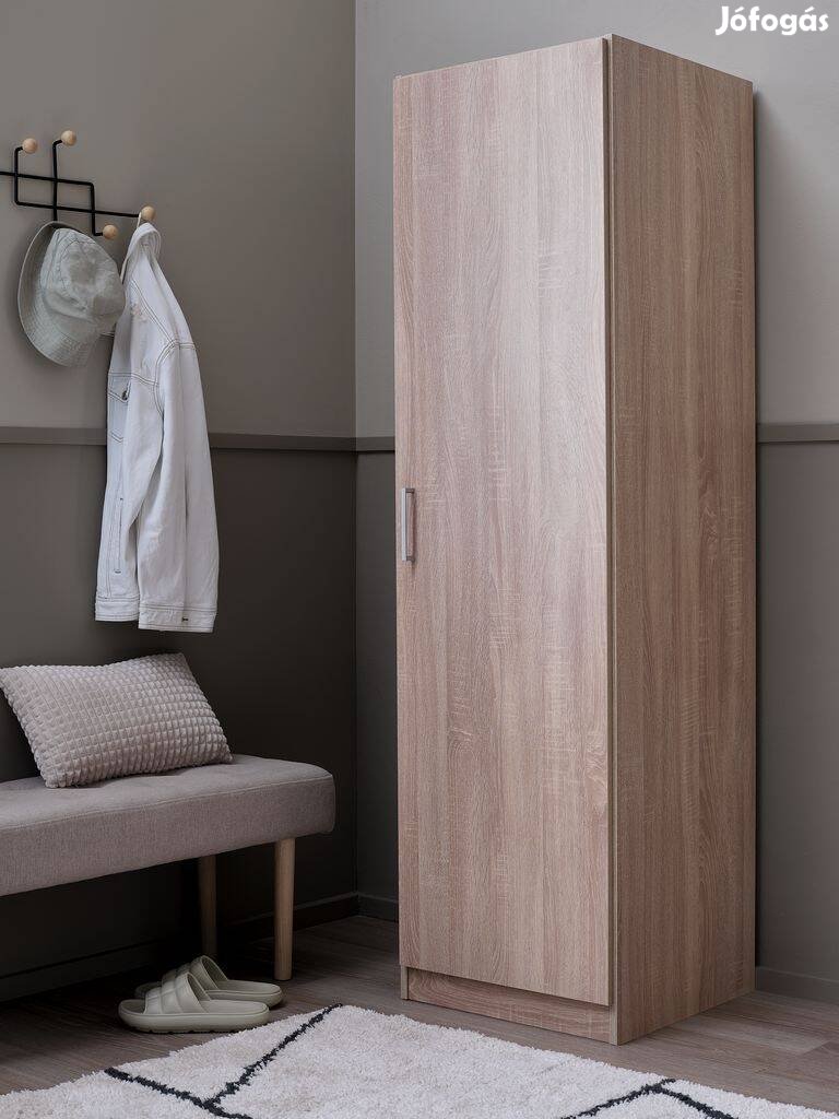 Ruhásszekrény 170x50 cm, polcos