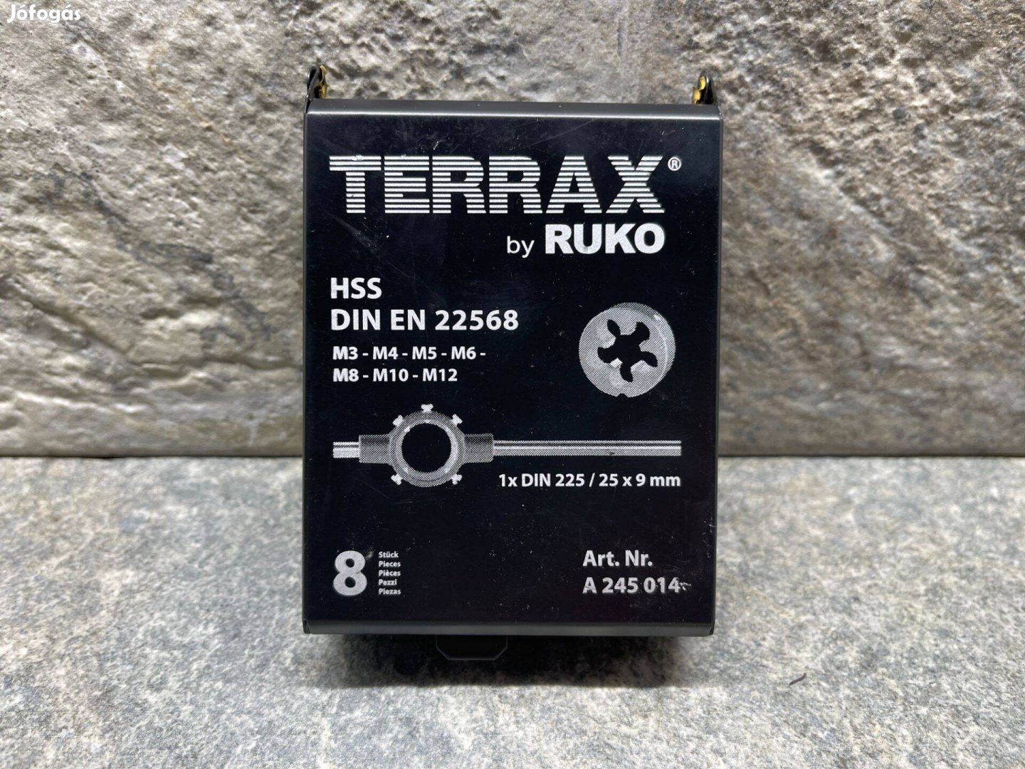 Ruko Terrax A245014 8 részes Menetmetsző készlet