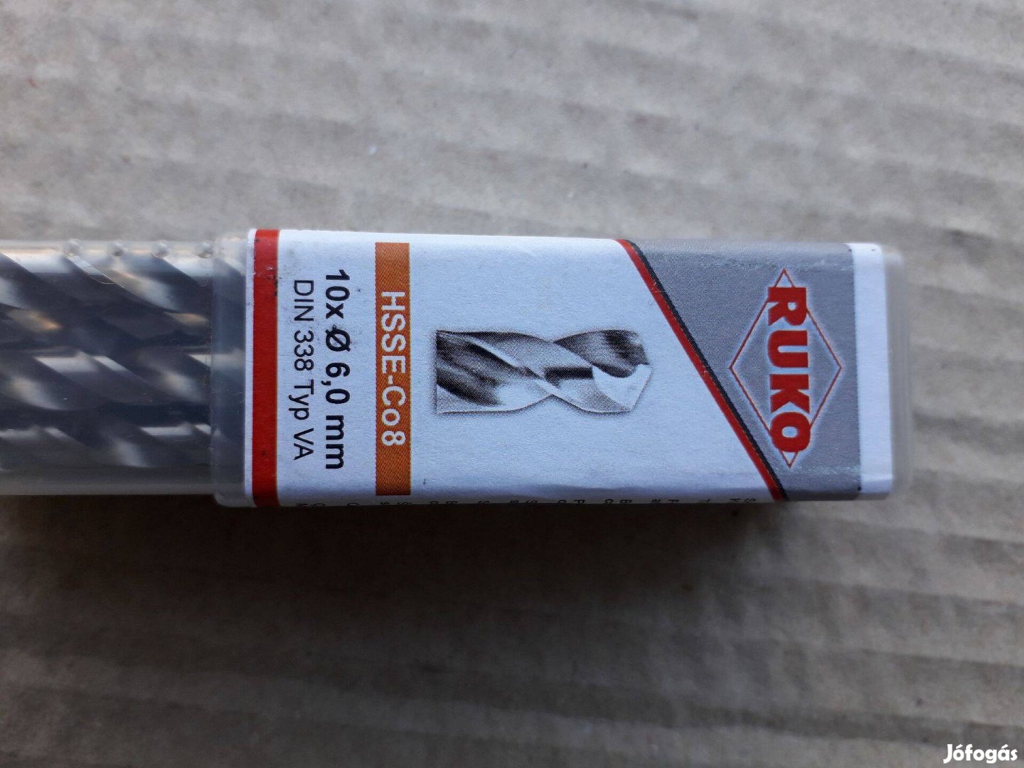 Ruko kobaltos csigafúró dia 6mm, Hsse-Co8, Ruko 281060E