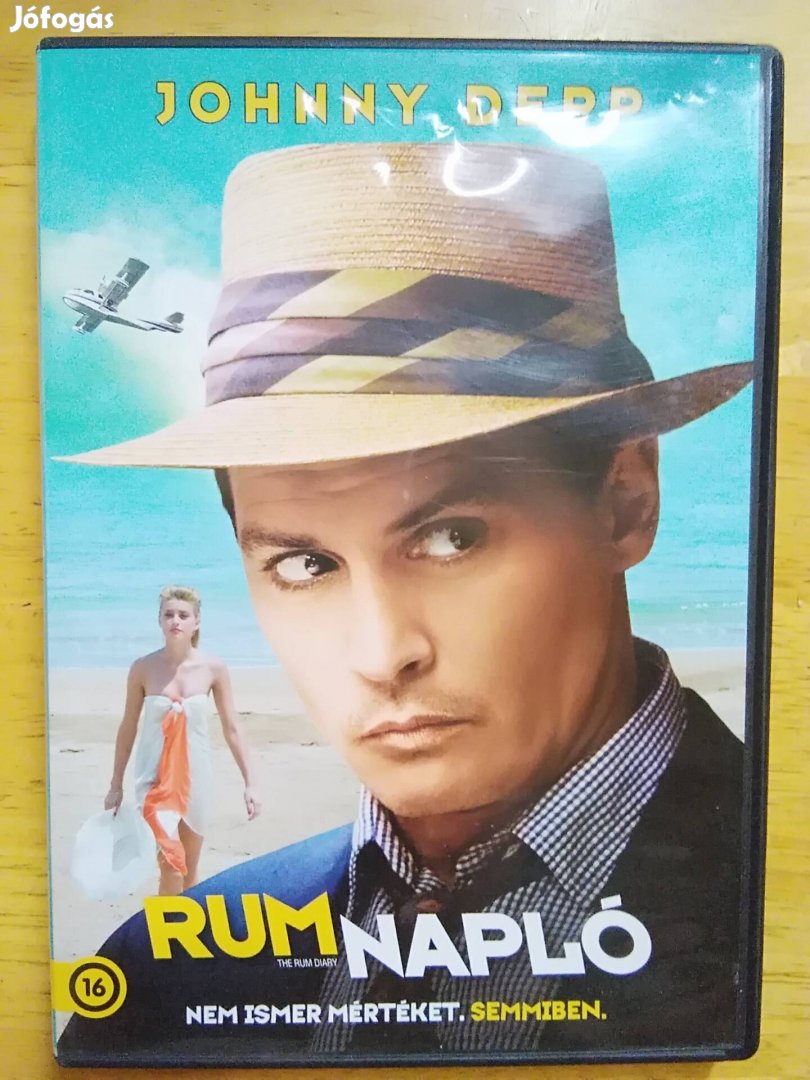 Rumnapló újszerű dvd Johnny Depp - Amber Heard 