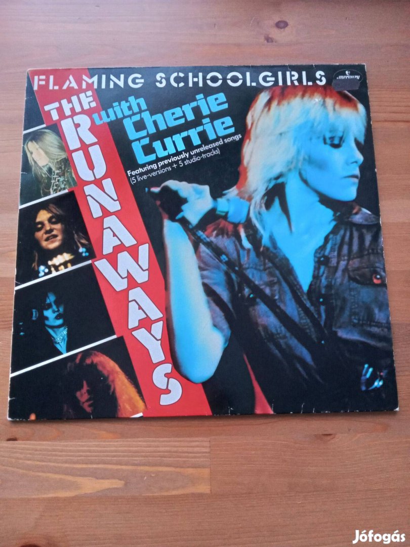 Runaways - Flaming schoolgirls lp bakelit