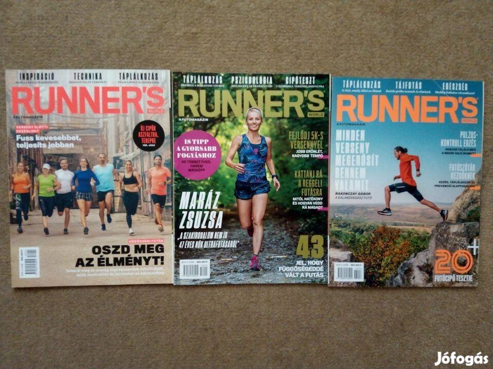 Runner's world magazinok (12 db.)