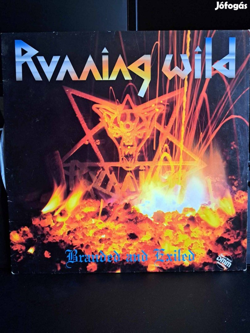 Running Wild - Branded And Exiled LP First Press