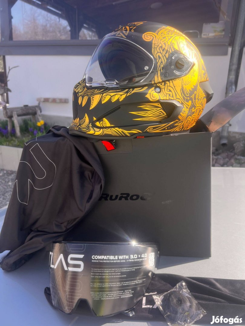 Ruroc Atlas 4.0 Fenrir bukósisak M újszerű