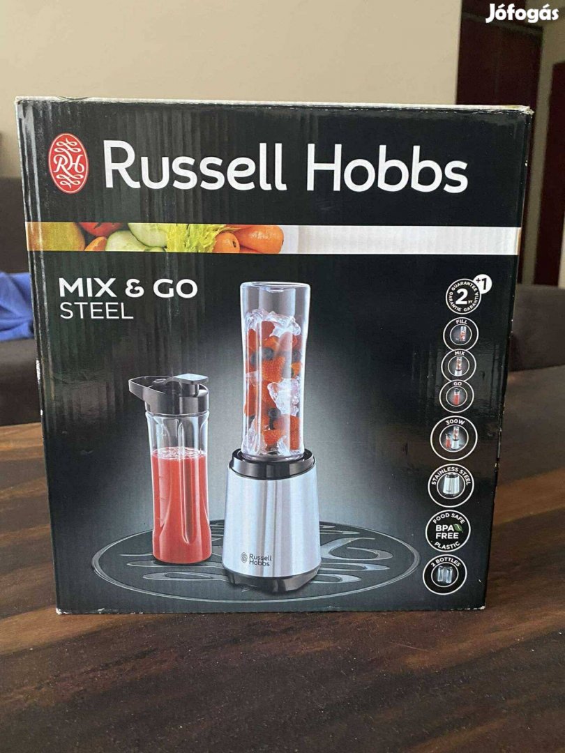 Russel Hobbs Mix & Go Steel turmixgép