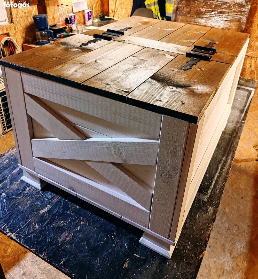 Rusztikus nappali asztal