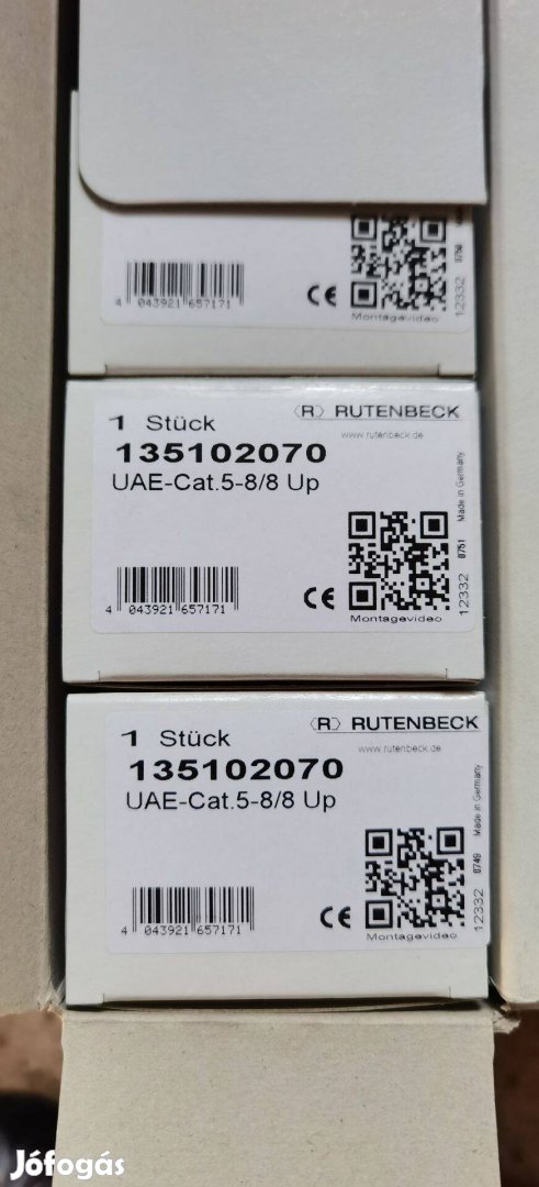Rutenbeck dupla CAT5-8 dugalj, új, kerettel