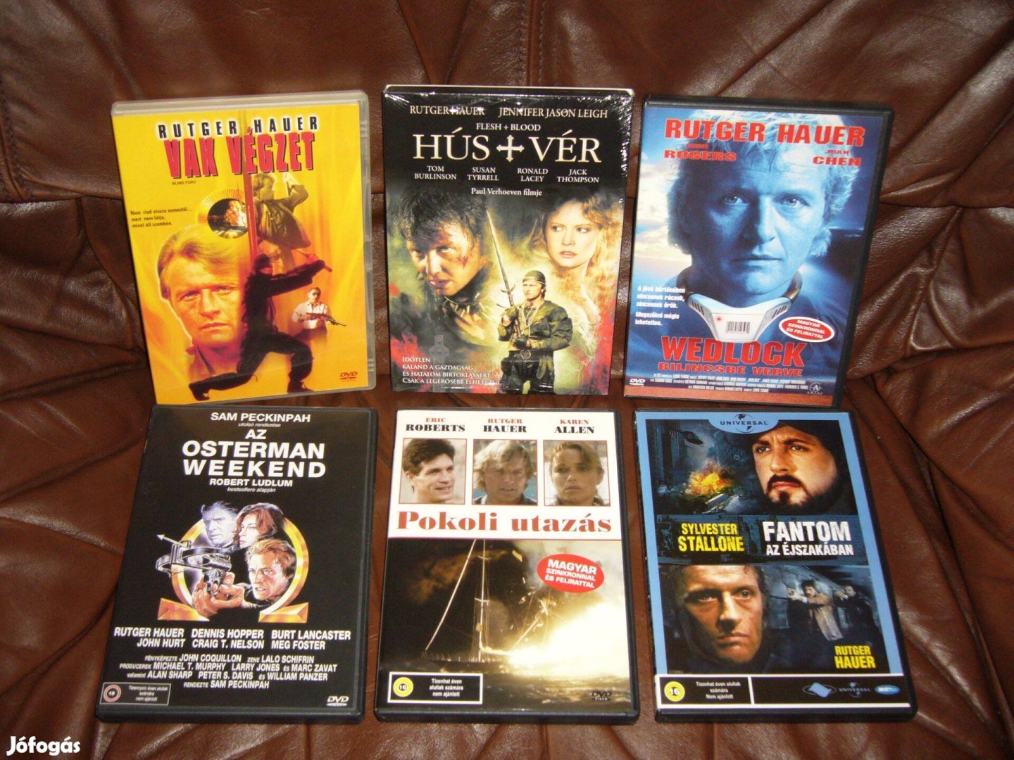 Rutger Hauer .dvd filmek . Cserélhetők blu-ray filmekre !