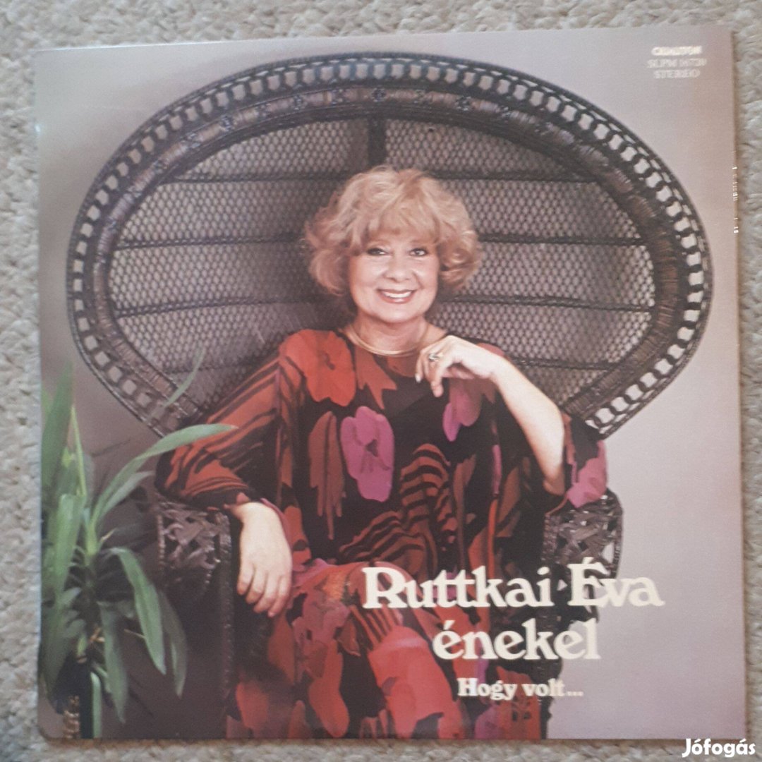 Ruttkai Éva Énekel: Hogy volt. 1986 LP, Bakelit, hanglemez, lemez