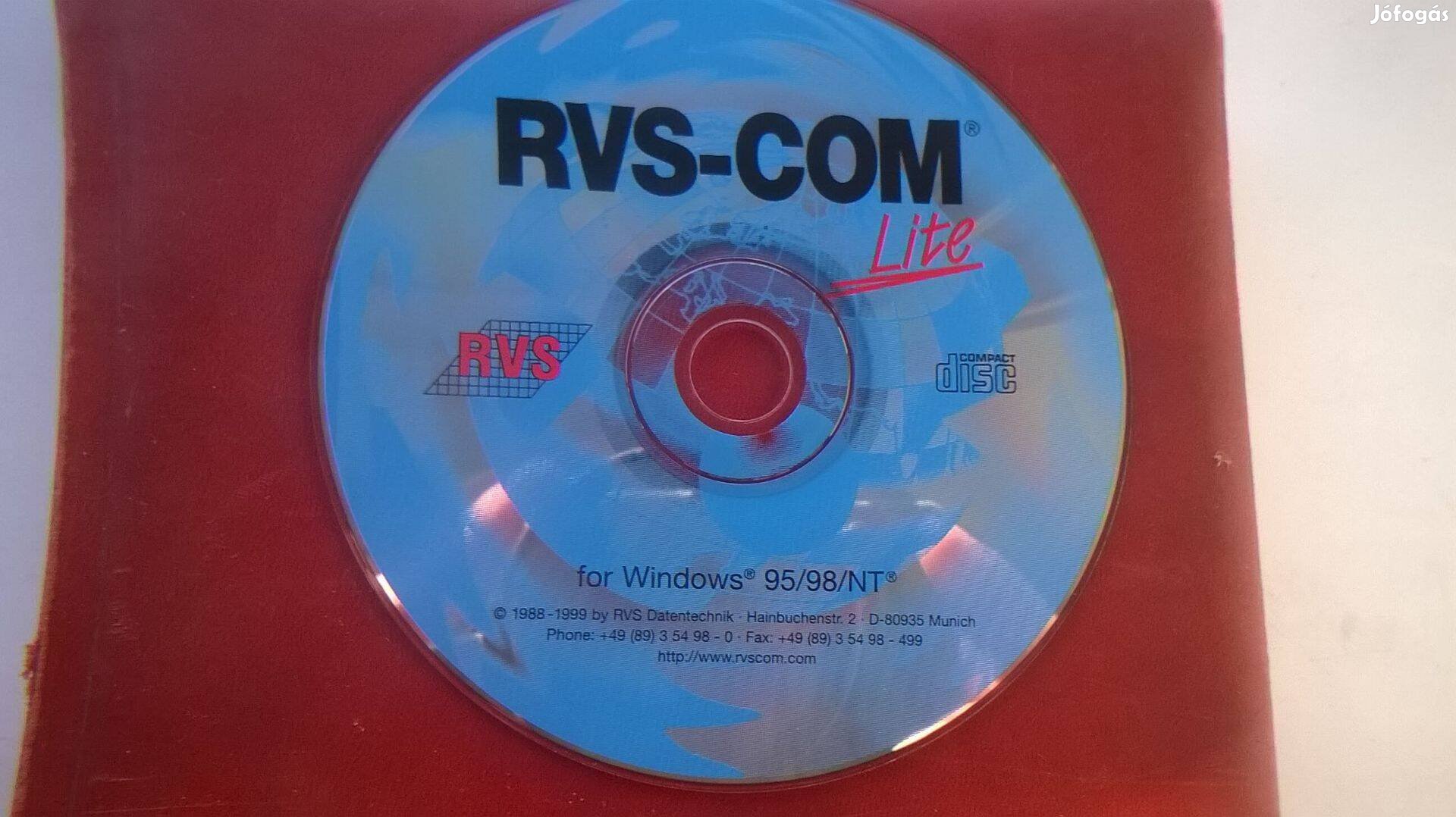 Rvs -COM telepítő CD Windows '95-'98-hoz